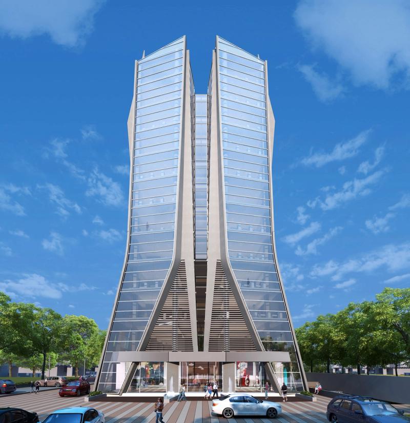 Entrée en portfolio — Shivalik High Street, tour d’affaires mixte, Ahmedabad, Inde