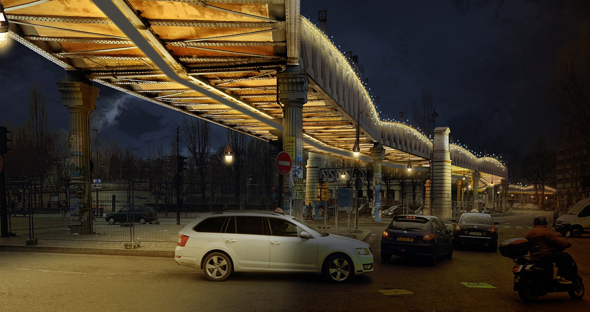An Urban Promenade Along the Parisian Viaduct, Lane 2 - Paris Aerial Metro