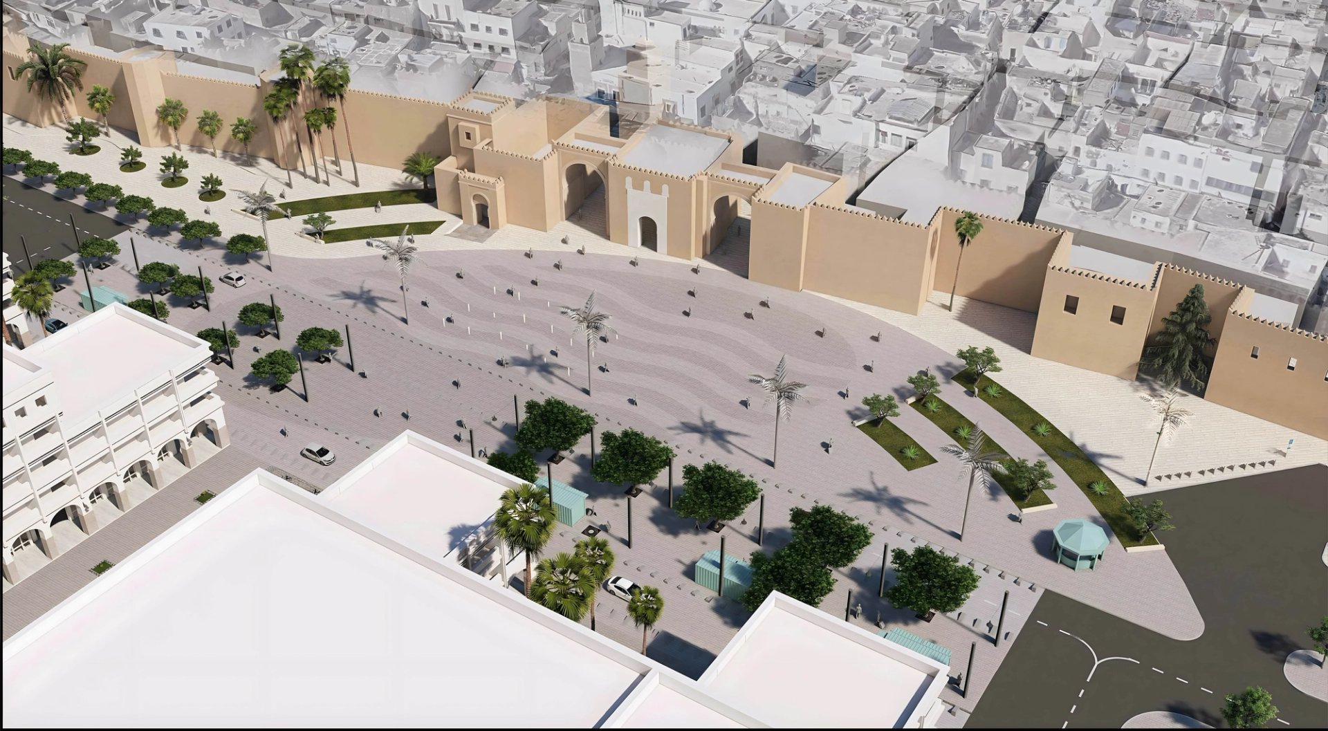Beb Diwan, Réhabilitation urbaine et préfiguration lumière – Sfax