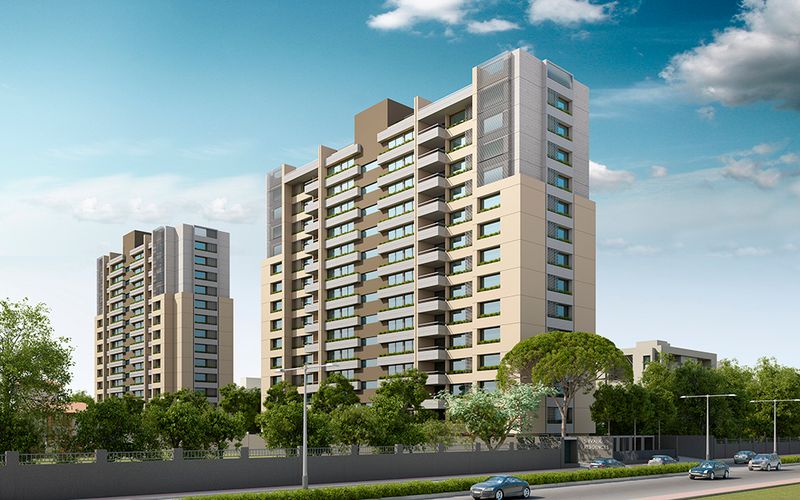 Entrée en portfolio — Shivalik Residences, complexe résidentiel, Ahmedabad, Inde
