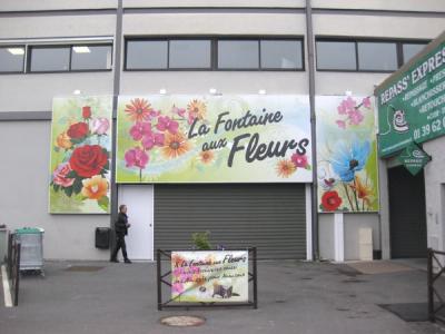 Entrée en portfolio — La Fontaine aux Fleurs, concept store floral, Le Blanc-Mesnil, France