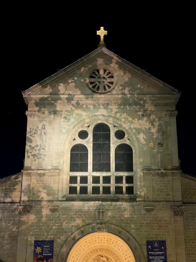 Essai lumineux — Église Notre-Dame de Clignancourt, Paris
