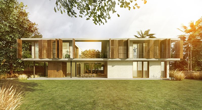 Entrée en portfolio — PRES Villa, Ahmedabad, Inde