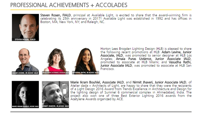 International Association of Lighting Designers (US) — Atelier dada