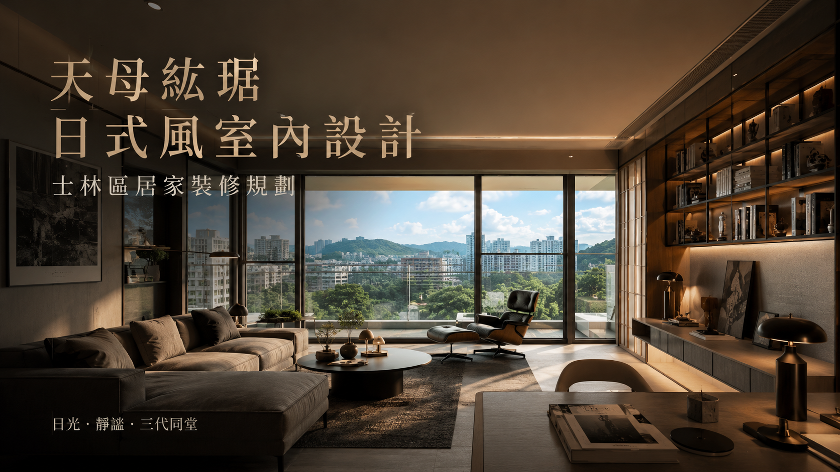天母紘琚日式風室內設計｜士林區居家裝修規劃