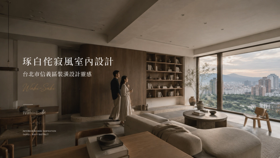 琢白侘寂風室內設計|台北市信義區裝潢設計靈感