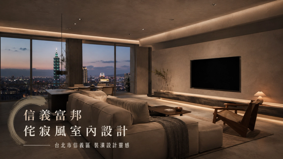 信義富邦侘寂風室內設計|台北市信義區裝潢設計靈感