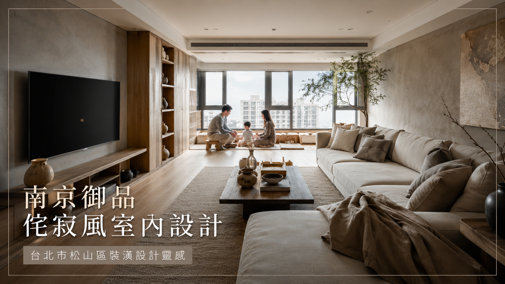 南京御品侘寂風室內設計｜台北市松山區裝潢設計靈感