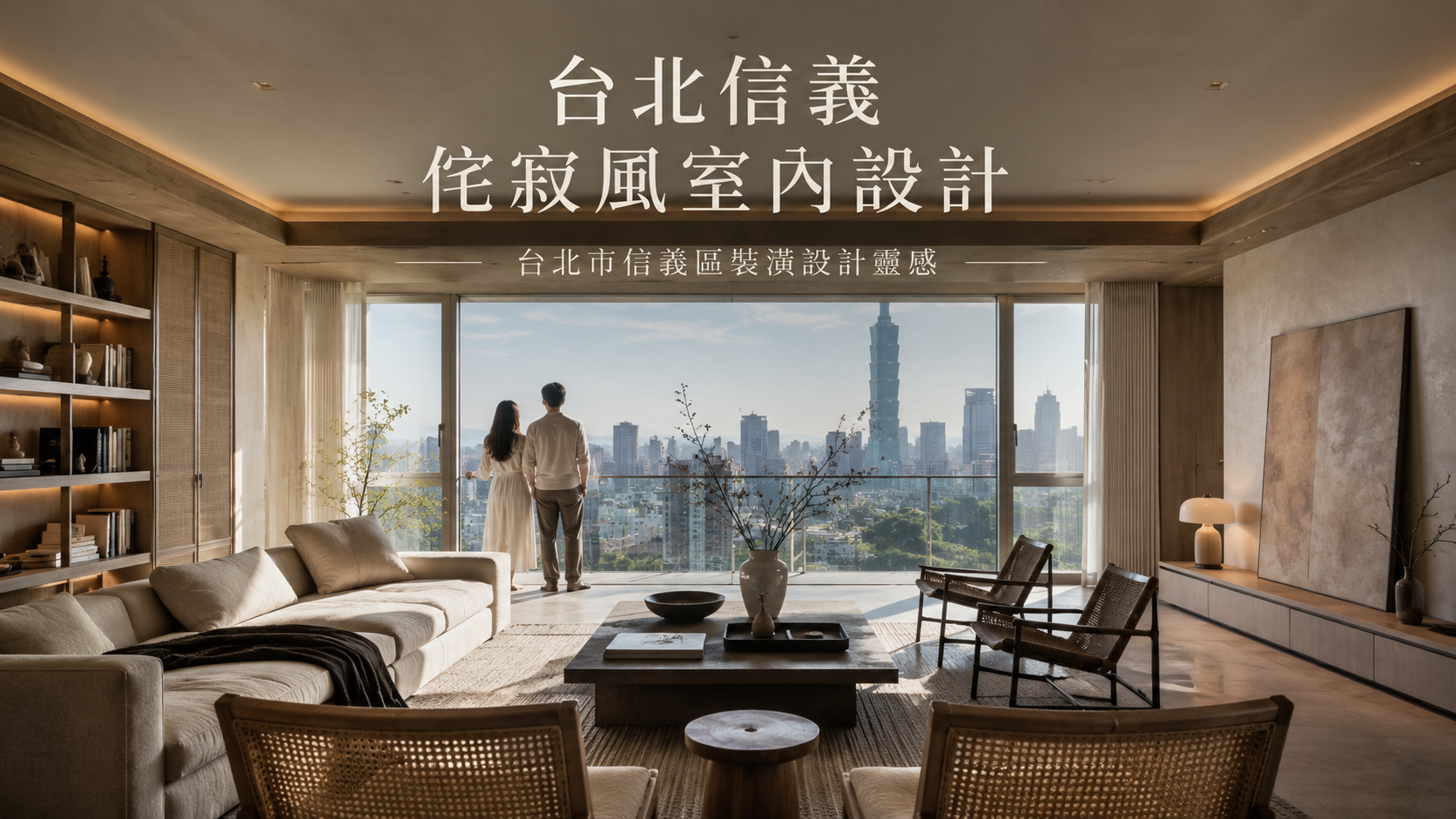 台北信義侘寂風室內設計｜台北市信義區裝潢設計靈感