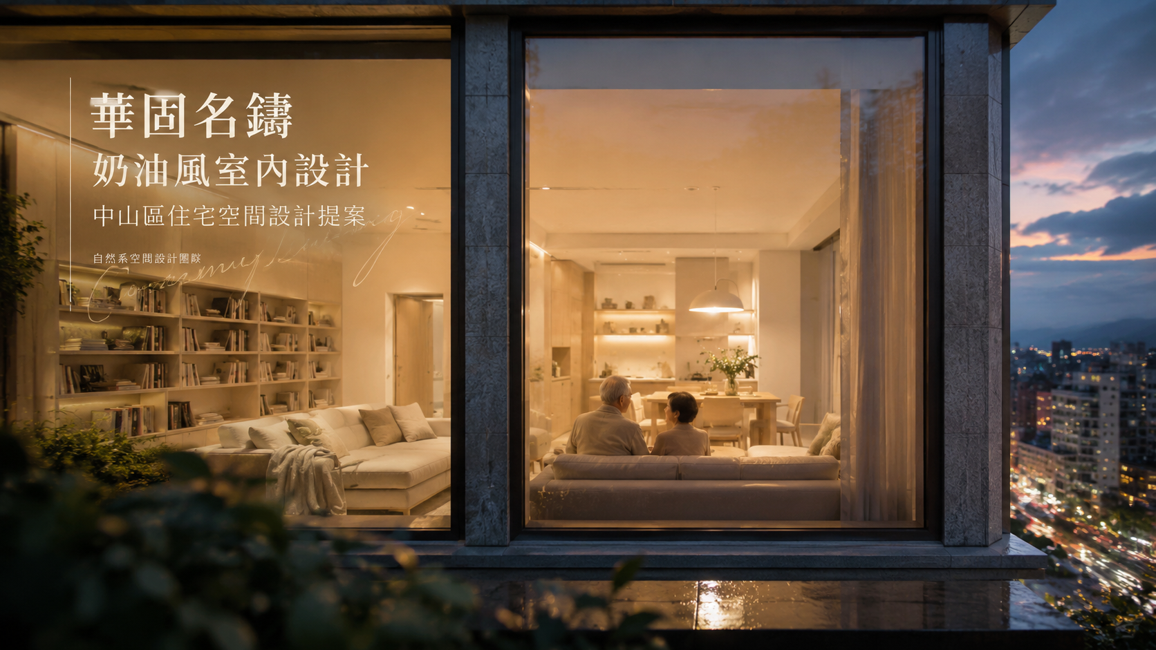 華固名鑄奶油風室內設計｜中山區住宅空間設計提案