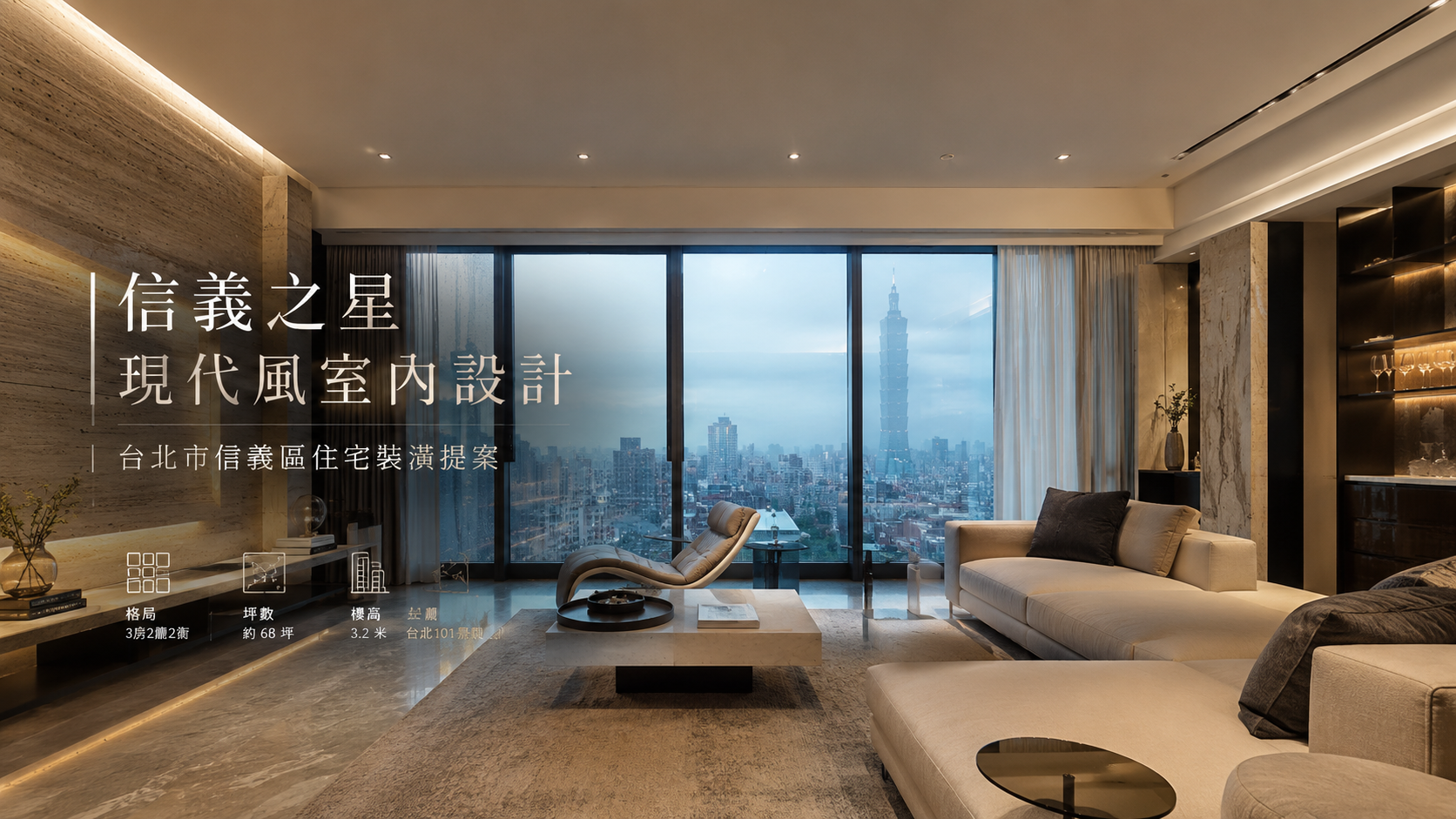 文章標題 信義之星,台北市,信義區,現代風室內設計