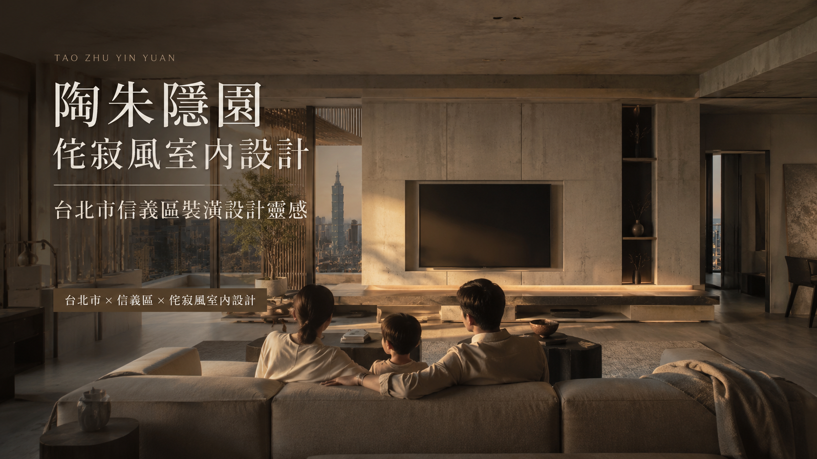 文章標題 陶朱隱園,台北市,信義區,侘寂風室內設計