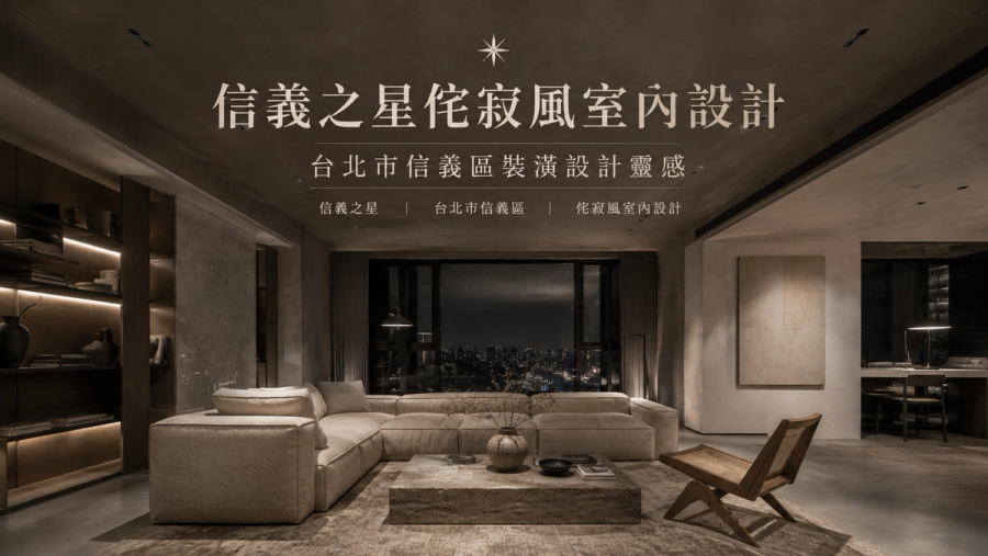 信義之星侘寂風室內設計|台北市信義區裝潢設計靈感