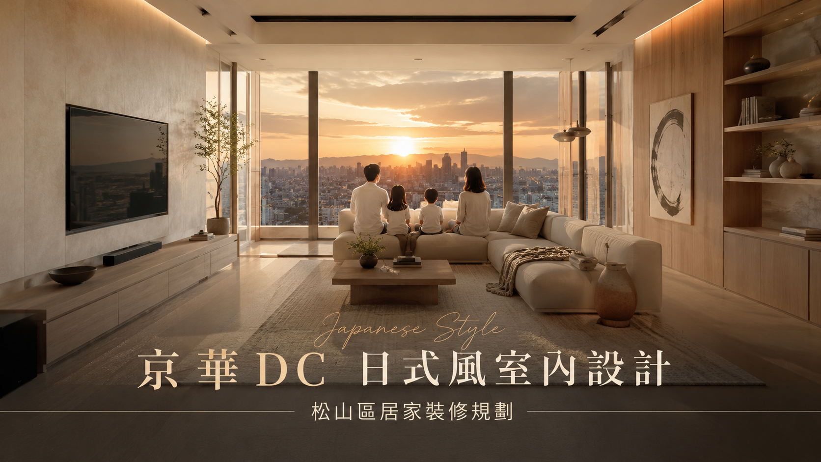 京華DC日式風室內設計｜松山區居家裝修規劃