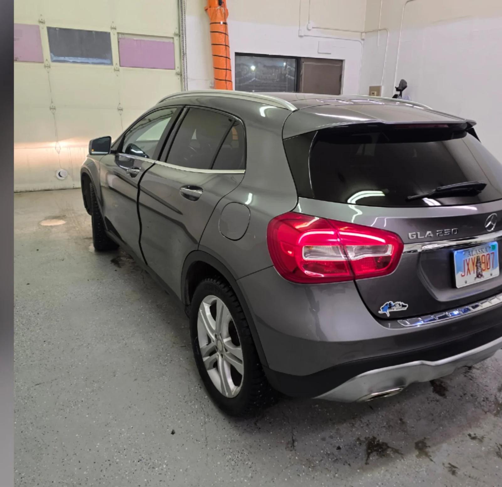 Mercedes GLA 250 finished paint after detailing in Anchorage, Alaska