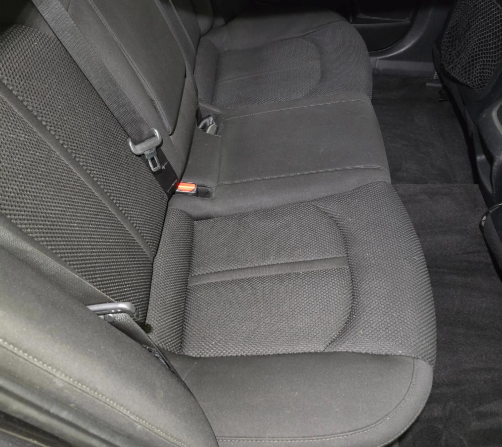 Car seat upholstery after shampoo and extraction by Twisted Auto Detail