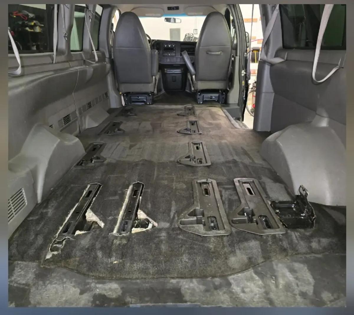 Cargo Van Carpet Extraction — Interior Detailing in Anchorage, Alaska