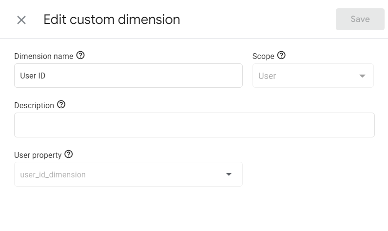 GA4 custom dimension