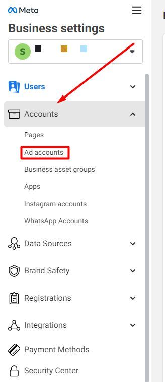 Facebook Business Manager ad accounts