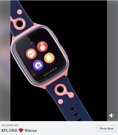 Xplora smartwatch ad
