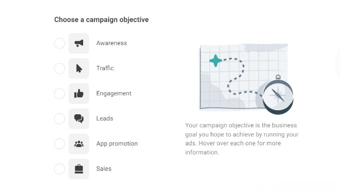 Facebook Ads campaign objectives