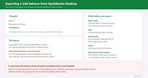 How to Export a Trial Balance from QuickBooks Desktop