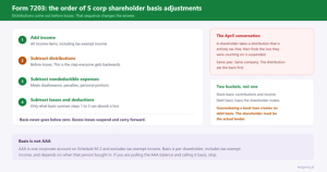 Form 7203: How to Calculate S Corp Shareholder Basis