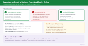 How to Export a Clean Trial Balance from QuickBooks Online
