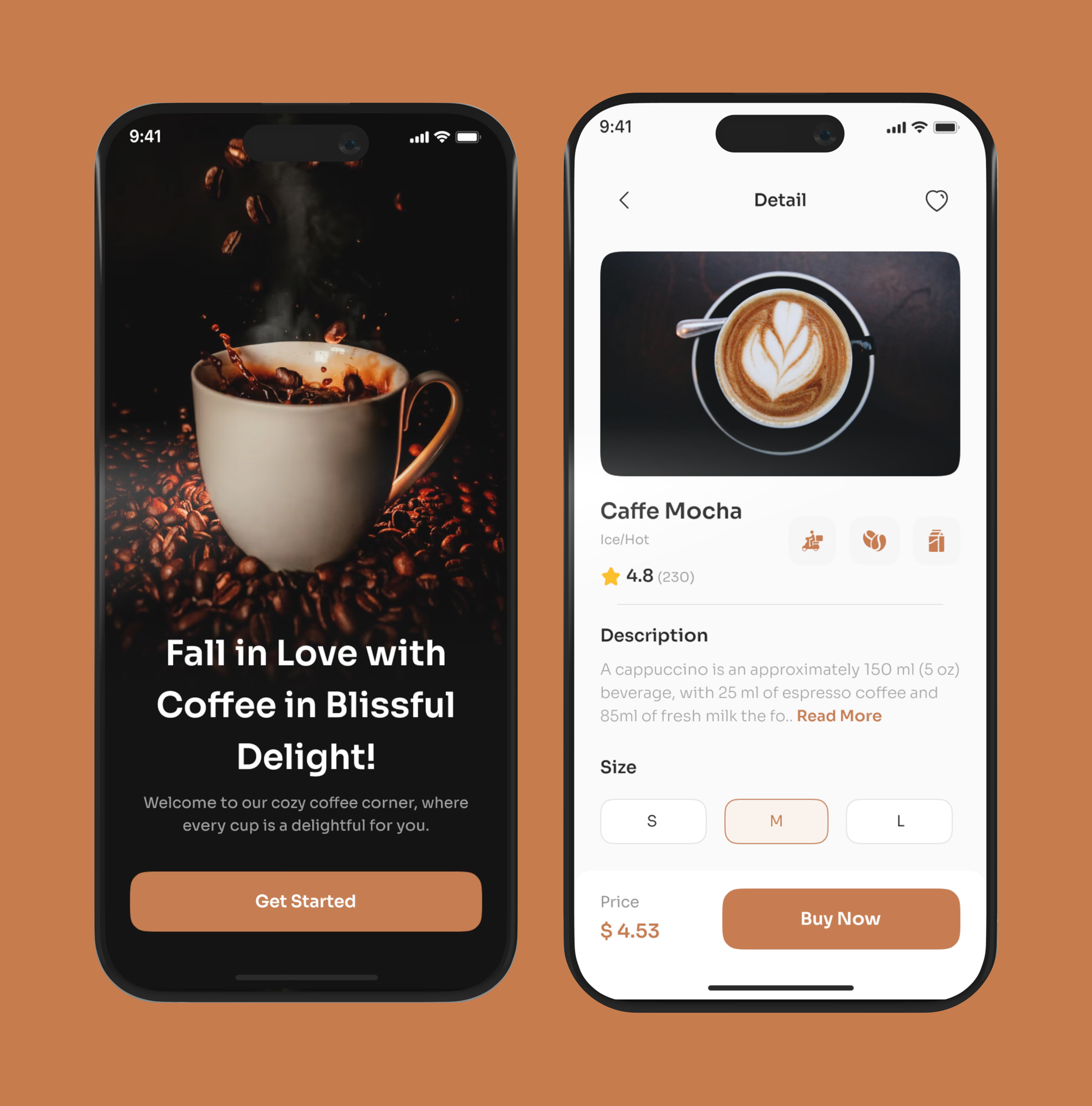 Coffee Shop Mobile App – Complete Flutter Project - Screenshot 2