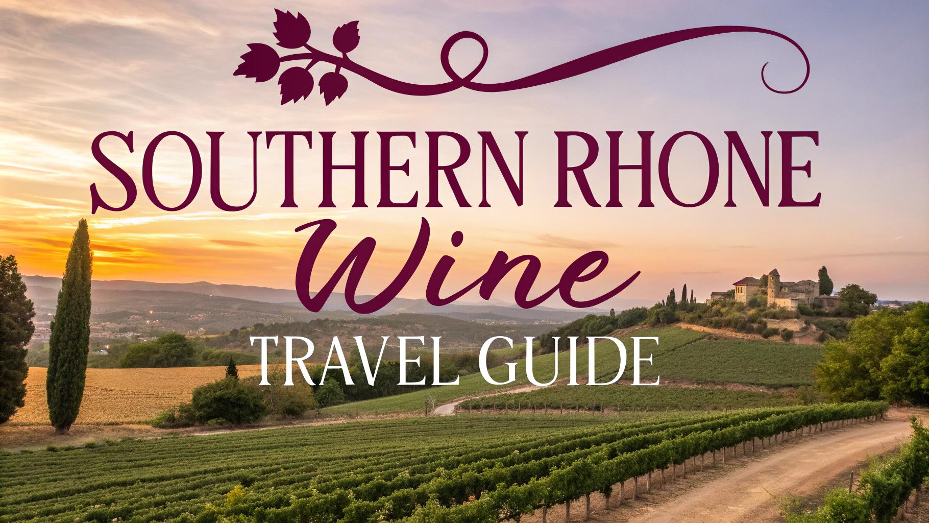 Southern Rhône Wine Travel Guide (Rhône Valley, France)