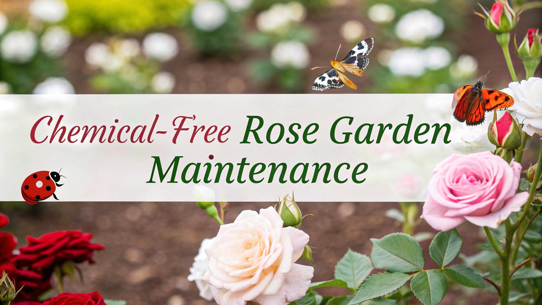 Chemical-Free Rose Garden Maintenance