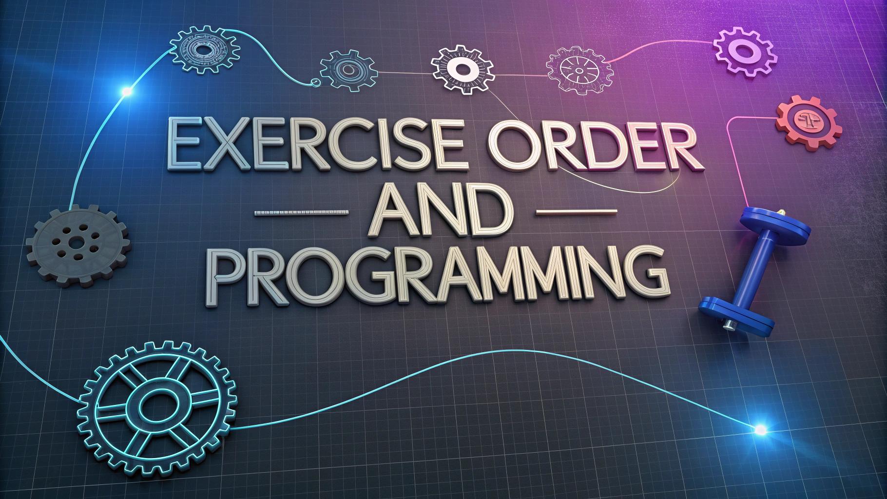 Exercise Order and Programming