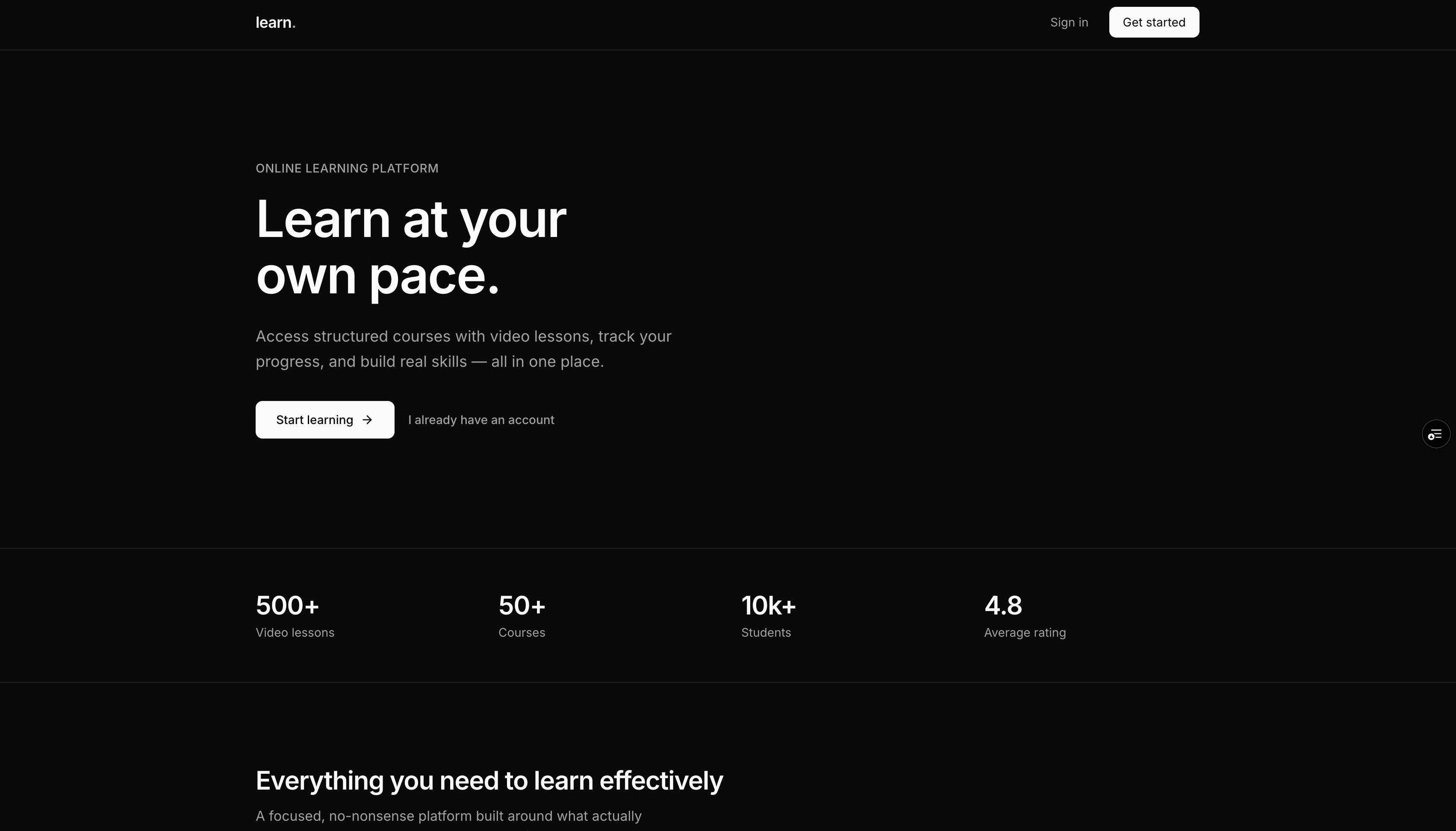 Learn Screenshot 1