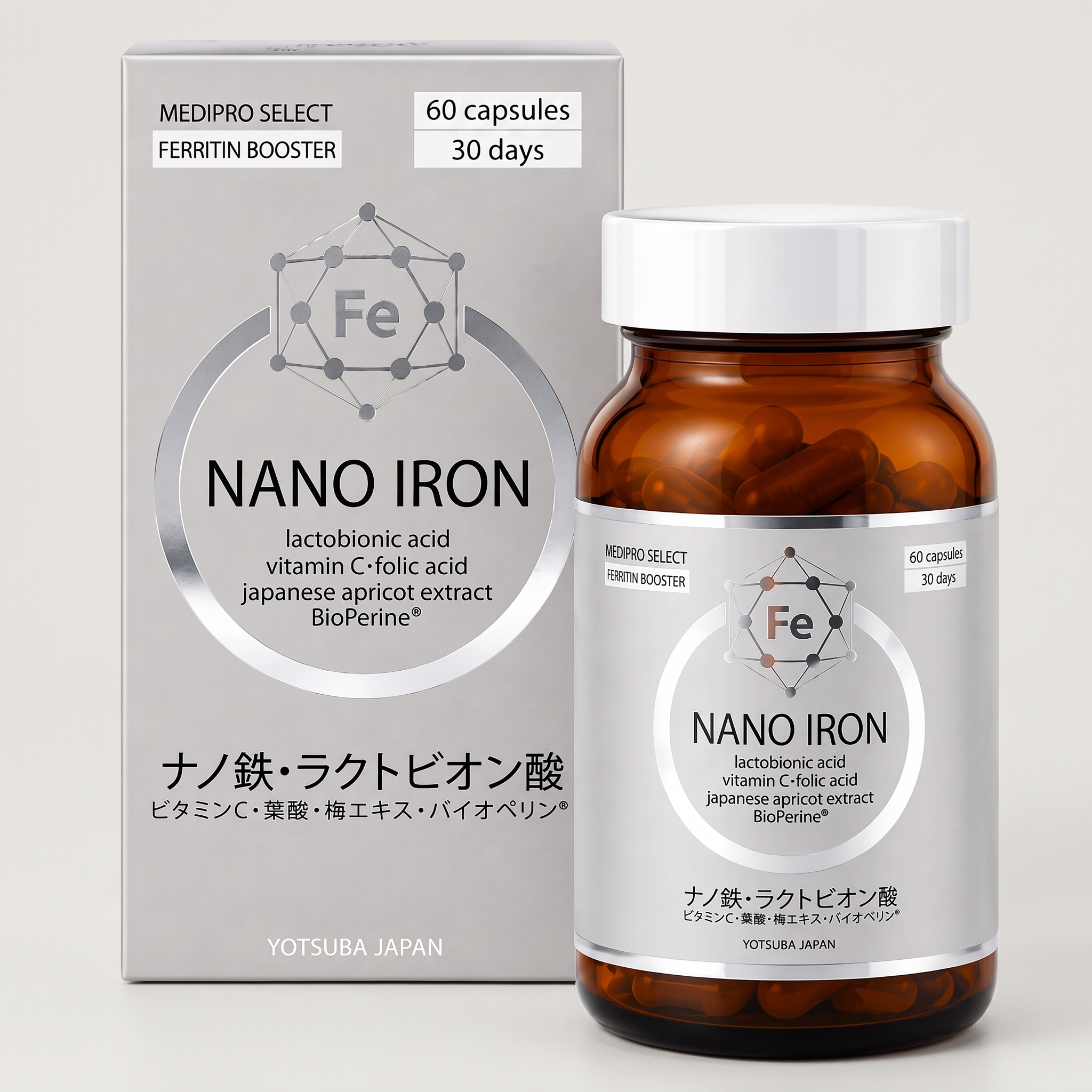 YOTSUBA Ferritin Booster packaging