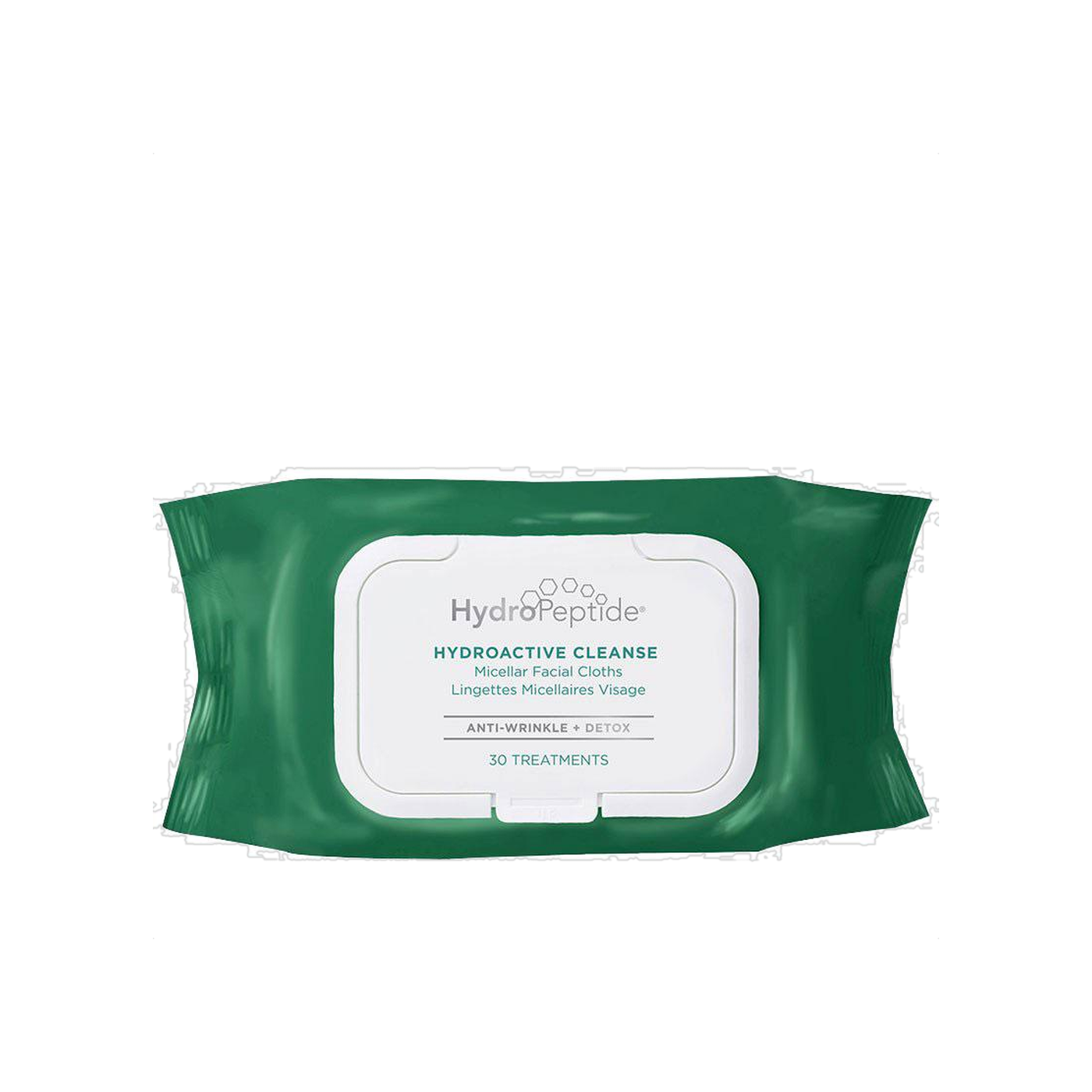 HydroPeptide HydroActive Cleanse — Micellar Cleansing Cloths package