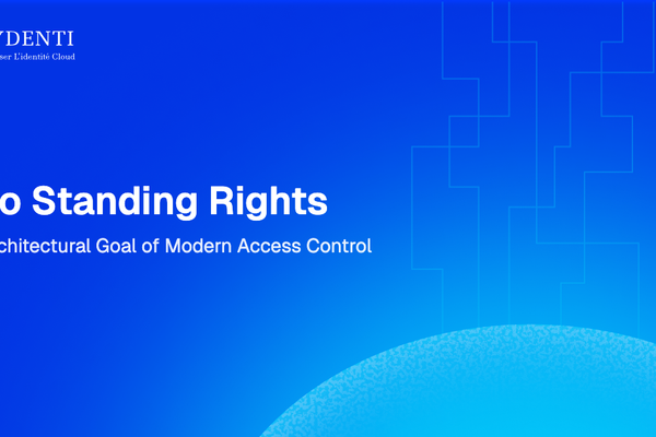 Zero Standing Rights: The Architectural Goal of Modern Access Control
