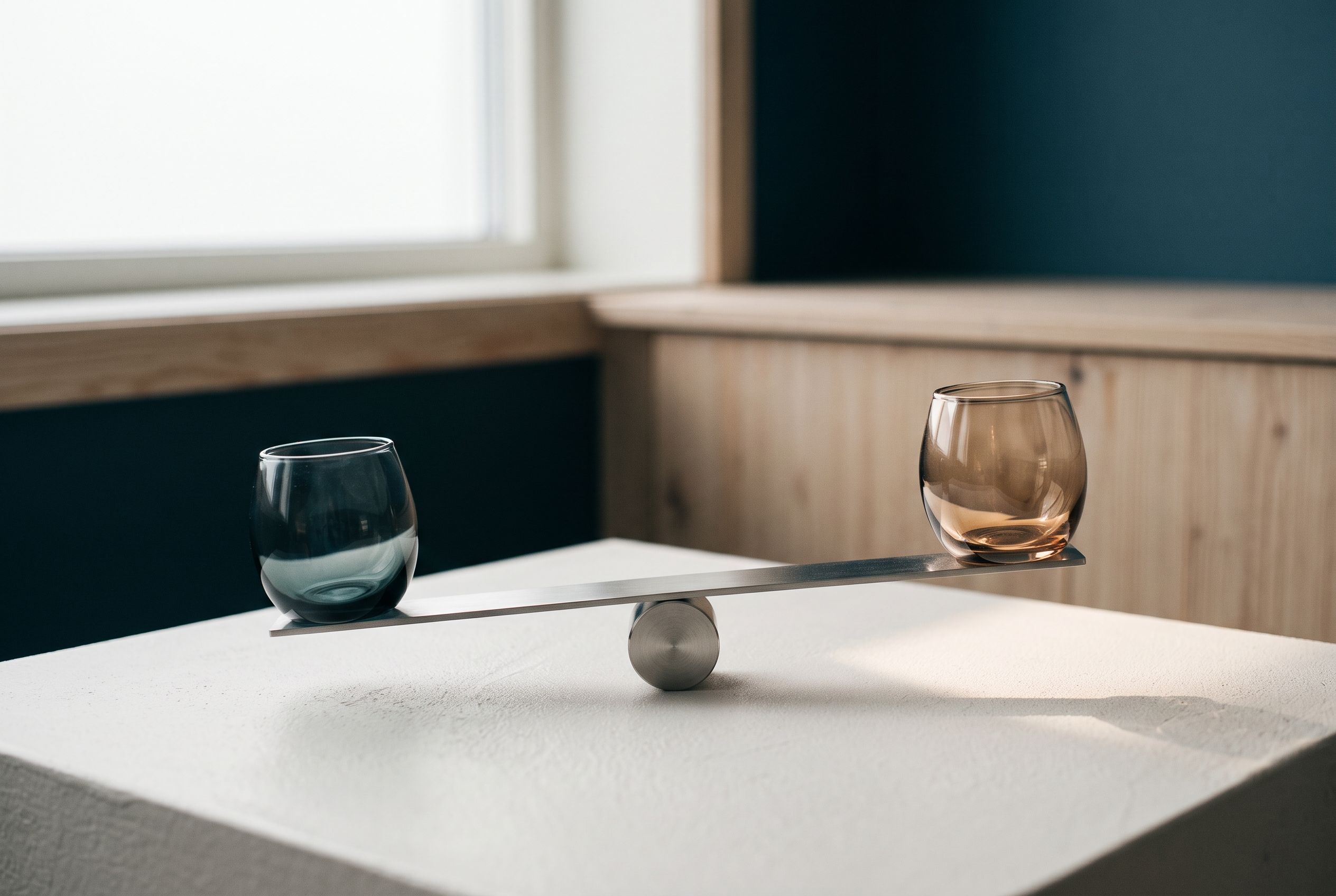 Kortison og kortisol — balanse i glass og lys