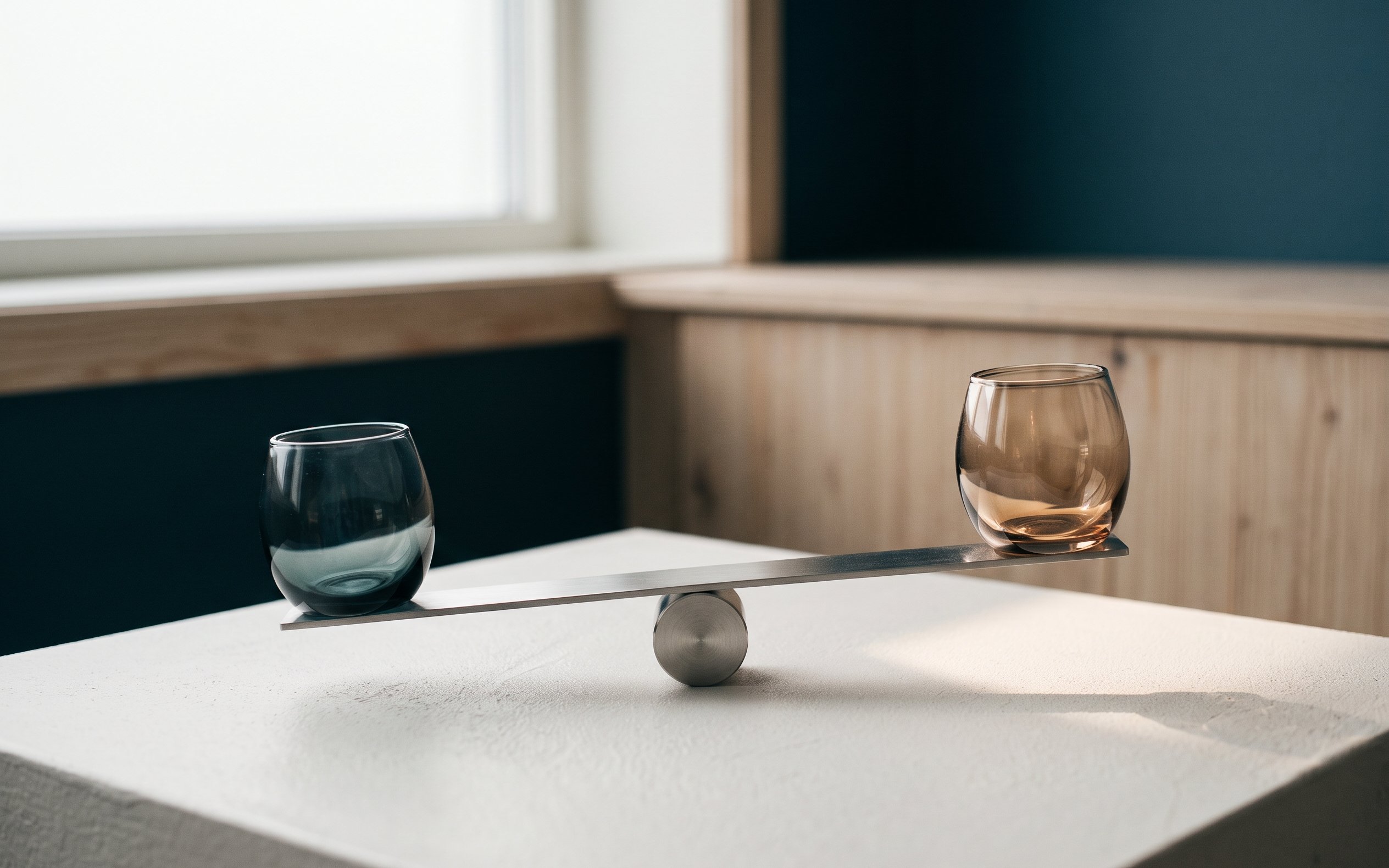 Kortison og kortisol — balanse i glass og lys