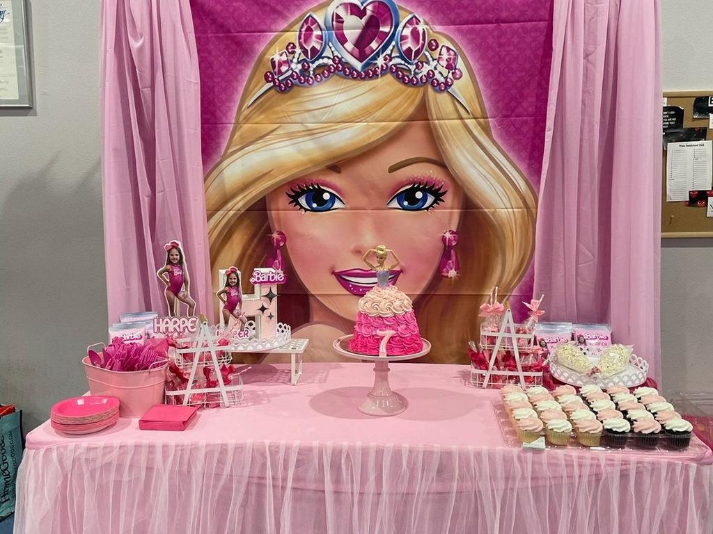Themed dessert table at a Go For It USA birthday party