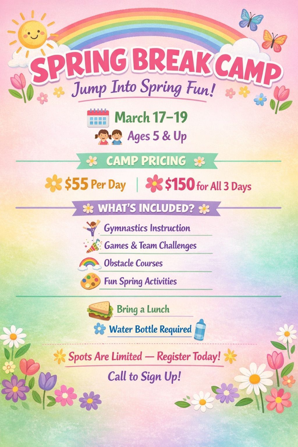 Go For It USA Spring Break Camp in Las Vegas