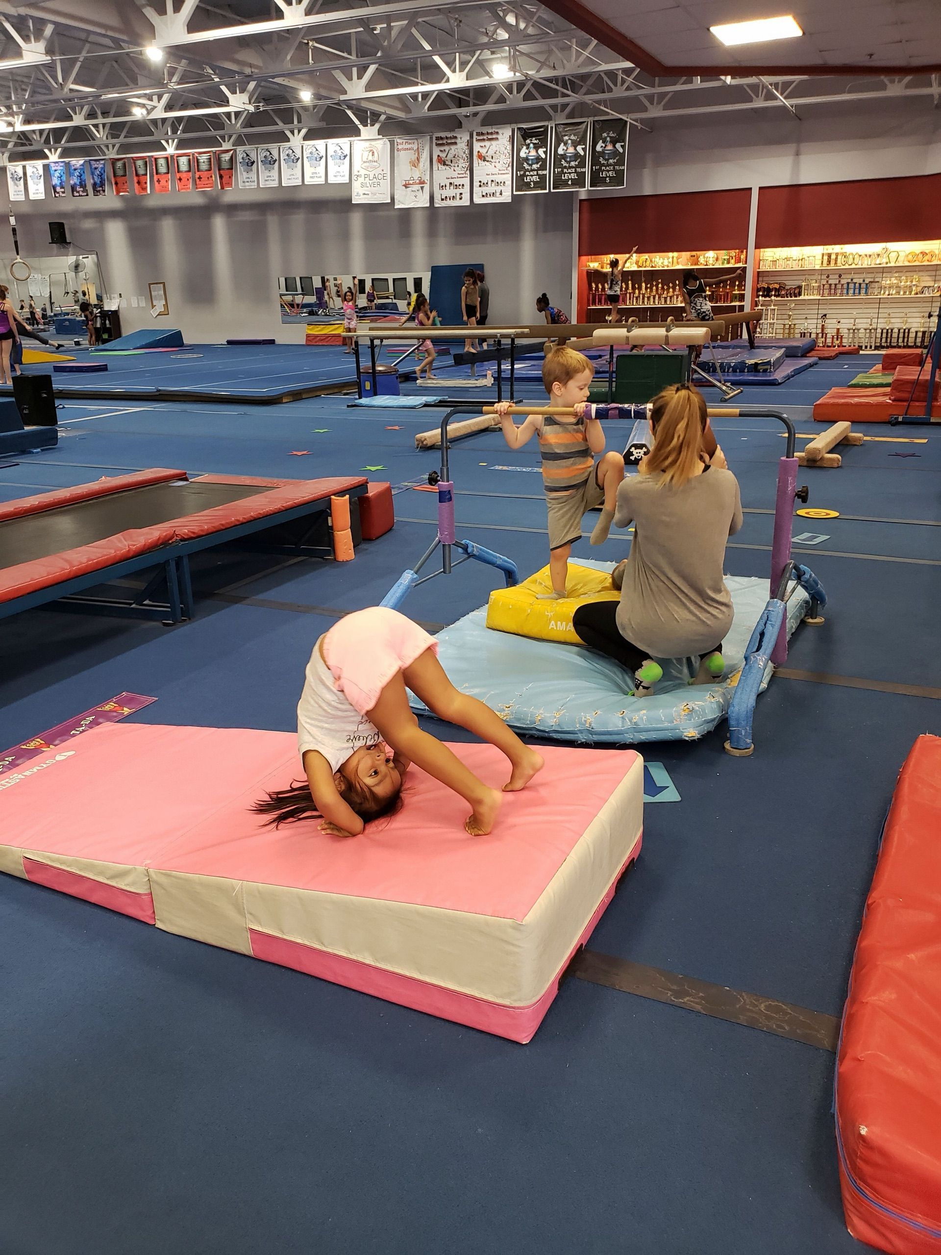 Gymnastics camp at Go For It USA in Las Vegas