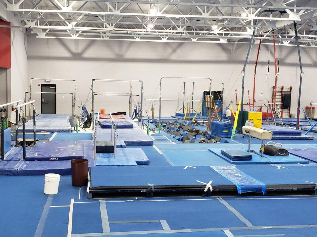 Inside the 26,400-square-foot Go For It USA gym, home of Friday night Open & Fun Gym