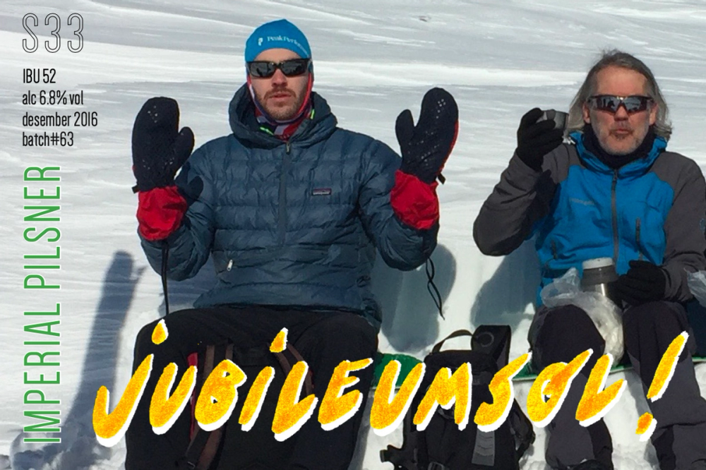 Jubileumsøl! Imperial pilsner
