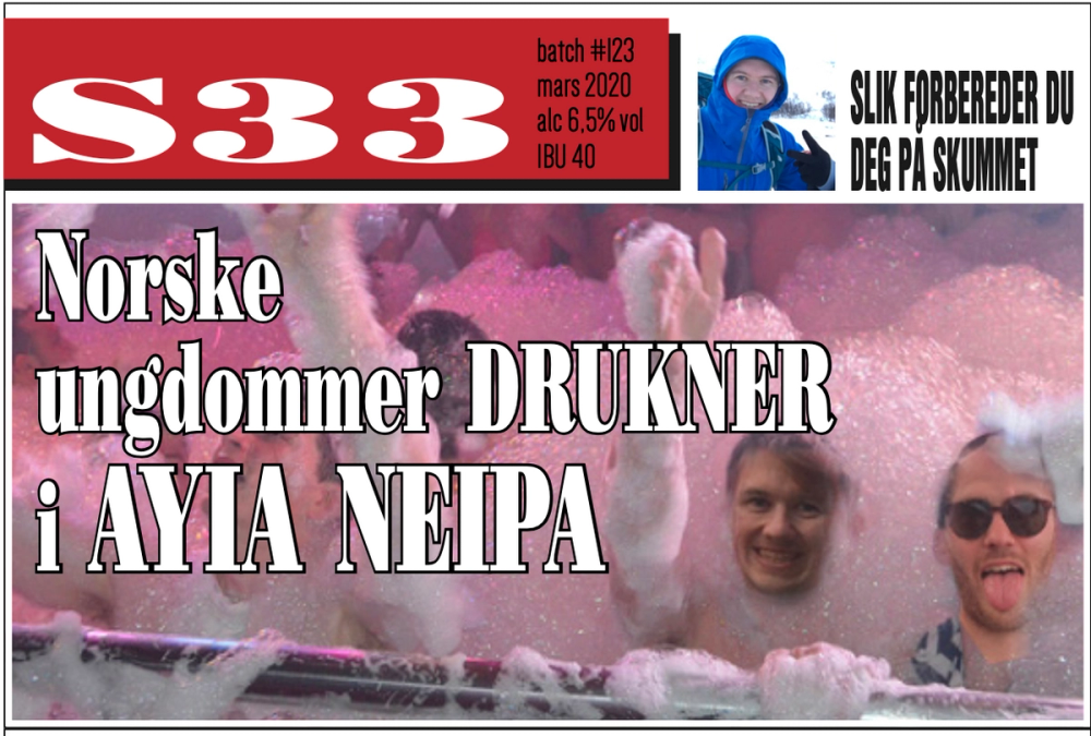Norske ungdommer drukner i AYIA NEIPA