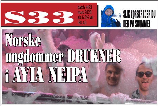 Norske ungdommer drukner i AYIA NEIPA