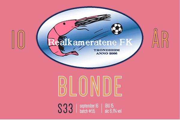 10 år Realkameratene FK Blonde