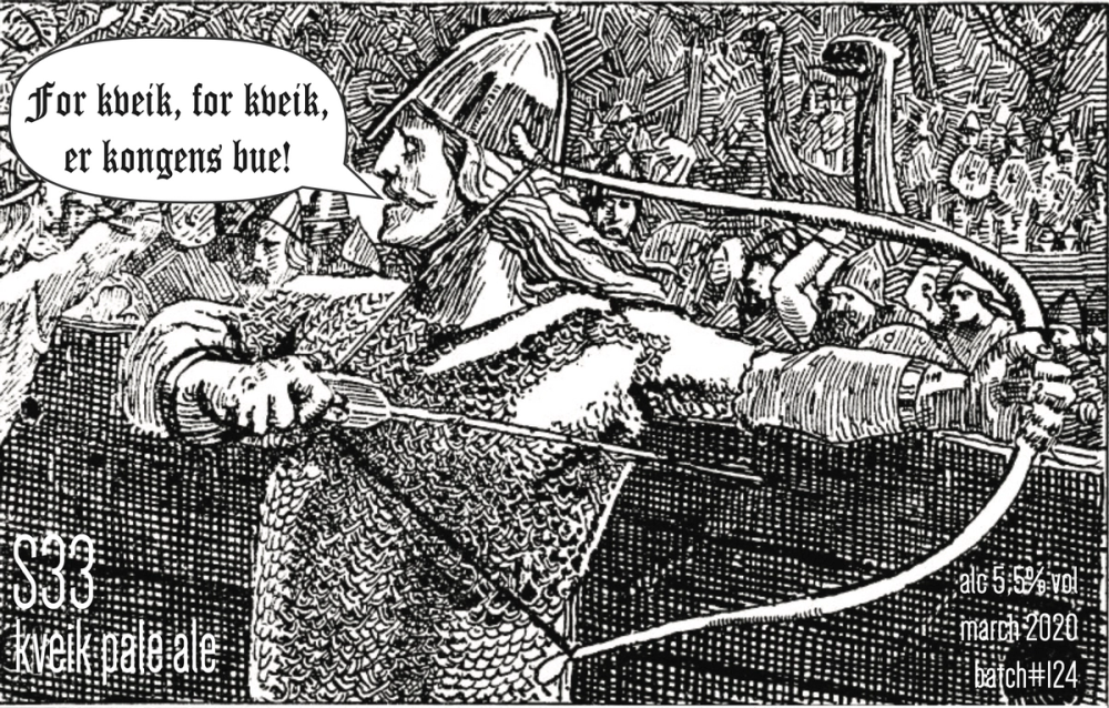 For kveik, for kveik, er kongens bue!