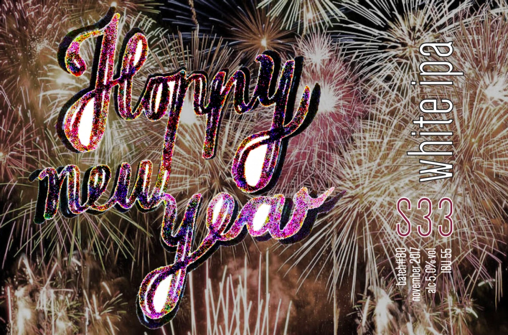 Hoppy new year white year