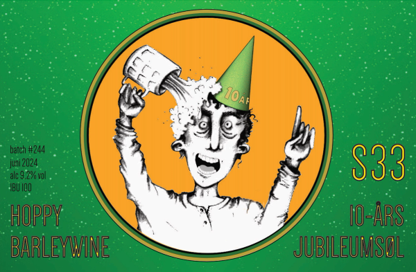 Hoppy Barleywine 10-års jubileumsøl