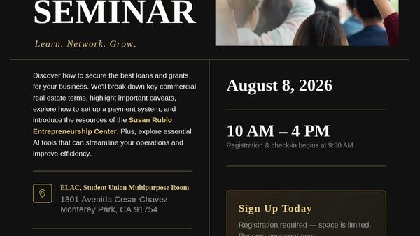 Small Business Seminar